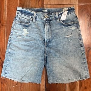 Old Navy. Sky-Hi Short. Cut-off Jean shorts. 7 inch inseam. Size 8.
